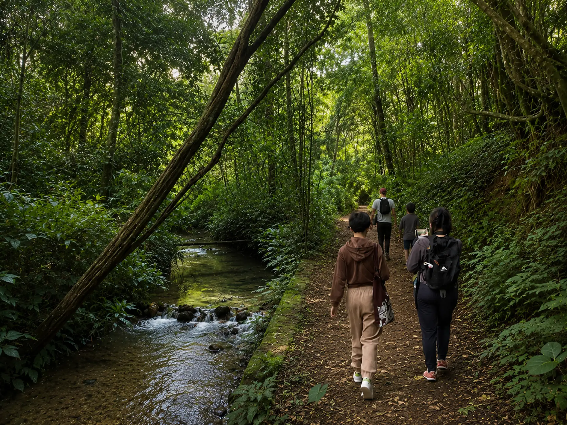 Diverse flora in Tijuca National Park